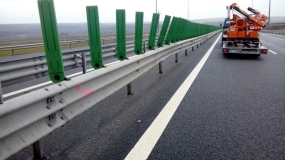 Lucrari DRDP Constanta - Sectia Autostrazi -  A 2 calea 1 km 193-km 212 D / M parapet 