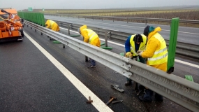 Lucrari DRDP Constanta - Sectia Autostrazi -  A 2 calea 1 km 193-km 212 D / M parapet 