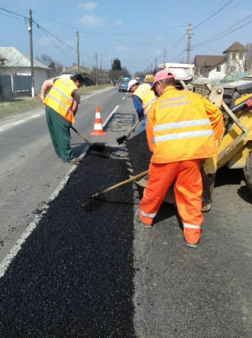D Slobozia - Reparatii cu mixtura asfaltica calda DN21 km 59+700