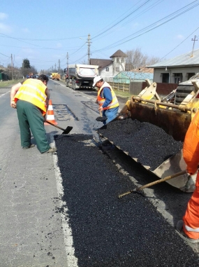 D Slobozia - Reparatii cu mixtura asfaltica calda2 DN21 km 59+700