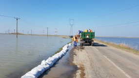  lucrari accidentale - refaceri dupa inundatii (indiguire) - DN3B km 90-91