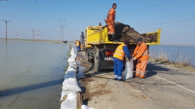  lucrari accidentale - refaceri dupa inundatii (indiguire) - DN3B km 90-91