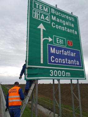 Reparatii indicatoare A4 c1 km 7+800