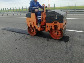 Reparatii cu mixtura calda A2 c1 km 93