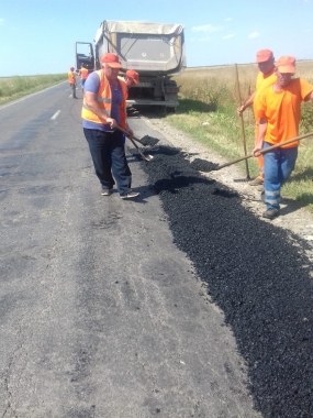 D Slobozia - Reparatii asfaltice cu mixtura calda BA16 DN2C km 66-69