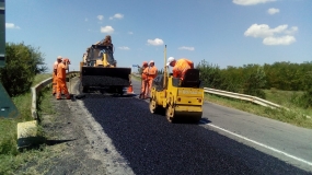  Reparatii asfaltice dn 23 km 59+700 rampa pod Latinu judet Braila