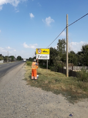 D Fetesti - Igienizare zona drum si cosit vegetatie DN 3B km 45+700-49+000