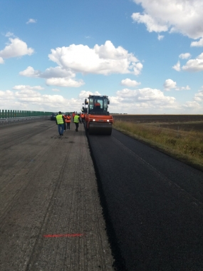 Reparatii sistem rutier A2 km 68 c1 - tronson Lehliu - Drajna 