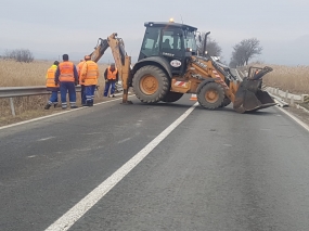 SDN TULCEA inlocuire parapet metalic, DN22, km 201+800 stânga