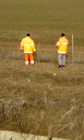 A2 C2 km 211 - Legat ,ridicat, reparat gard de protecție A2