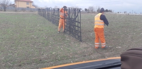 Reparații asfaltice pe DN 38, km 29 și demontare panouri parazăpezi pe DN 2A, km 178 - lucrări executate de S.D.N. Constanța - D.R.D.P. Constanța