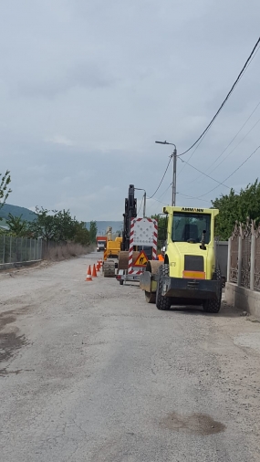 14.05.2019 - vizita Ministrului Transporturilor, Răzvan Cuc, însoțit de Directorul General al C.N.A.I.R. S.A., Narcis Ștefan Neaga, la obiectivul “Refacere sistem rutier DN 22H km 0+050-1+590”